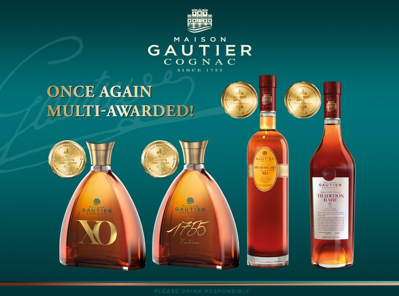 Cognac Gautier once again multi awarded